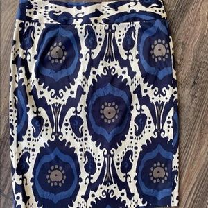 • EUC • J. Crew Patterned Skirt • Sz. 0